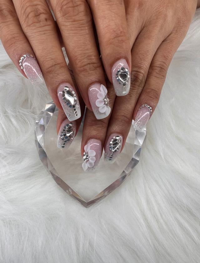 Elegant nail styling work