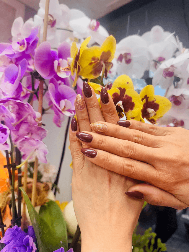 Artistic nail design showcase