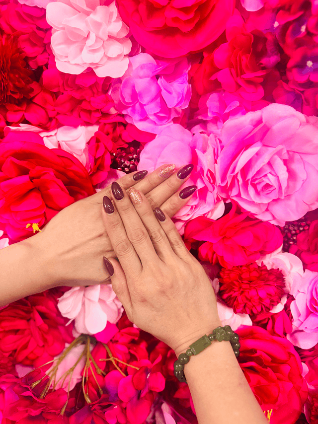 Elegant nail art work